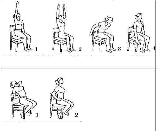 Упражнения сидя в кровати