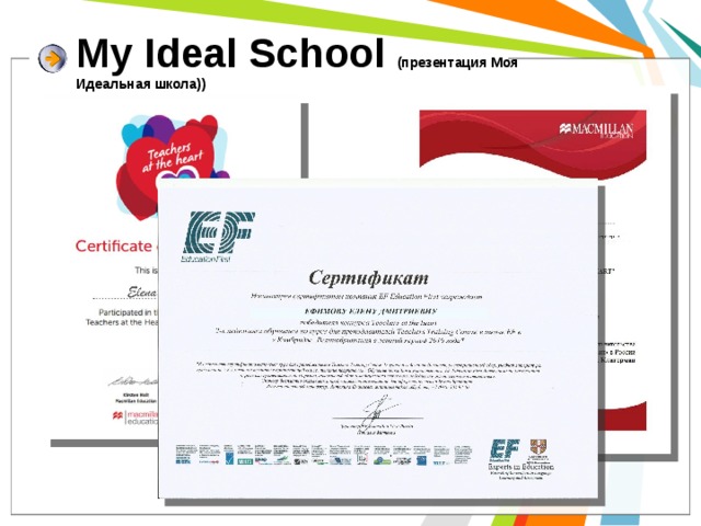 My Ideal School (презентация Моя Идеальная школа)) 