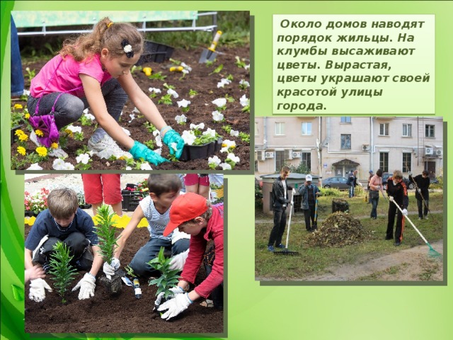 Порядка около. Наводить порядок около дома. Порядок возле школы. Наведем порядок вокруг дома. Труд людей весной день Победы.