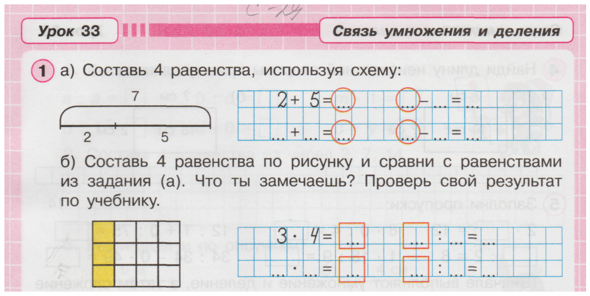 Связь умножения и деления 2 класс презентация