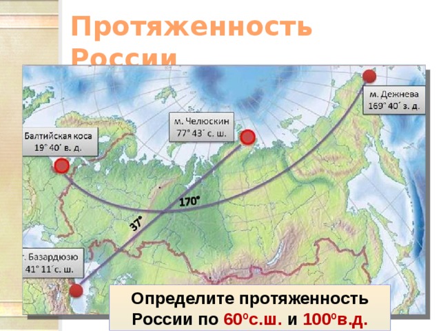 Южная граница россии протяженность