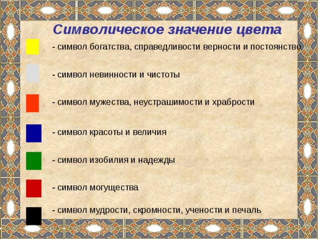 Сказки и их символическое значение проект