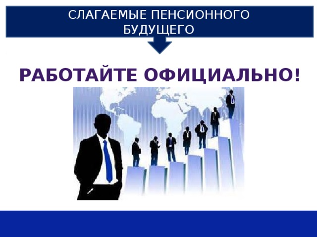 СЛАГАЕМЫЕ ПЕНСИОННОГО БУДУЩЕГО РАБОТАЙТЕ ОФИЦИАЛЬНО! 