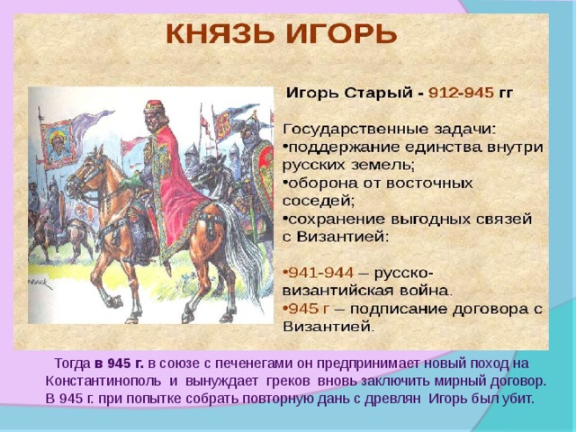 План князь игорь