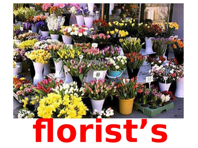 florist’s 