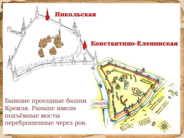 Через какие ворота можно войти в кремль. Константино-Еленинская башня Московского Кремля на схеме. Никольская башня Московского Кремля на схеме. Троицкие ворота Кремля со стороны манежа схема. Константино Еленинская башня Кремля.