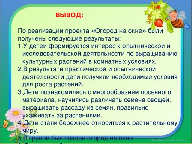 Проект мой огород