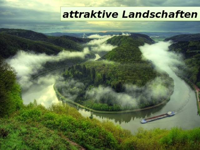 attraktive Landschaften Was bewundern die Touristen aus aller Welt am Rhein? 