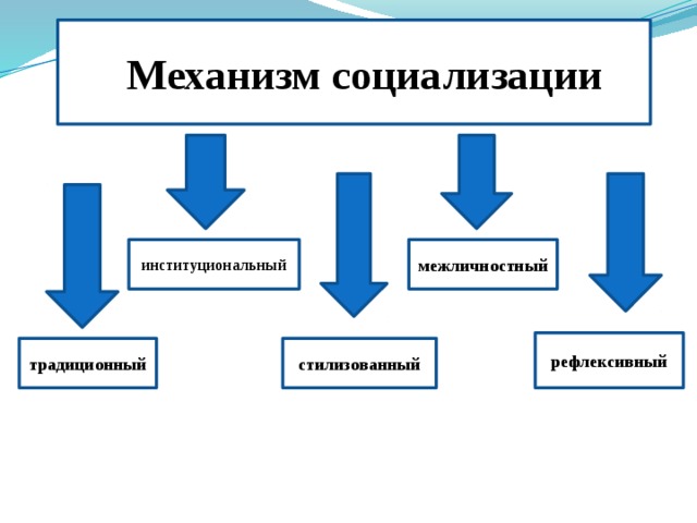 Процесс социализации агенты социализации