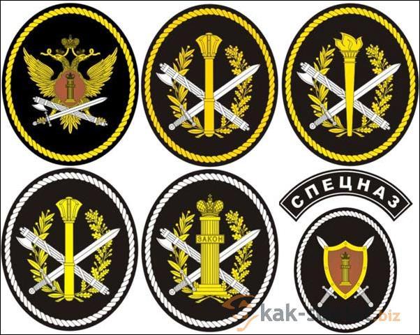 Форма фсин расположение знаков фото Нарукавные нашивки силовых ведомств как дидактический материал на уроках обществ