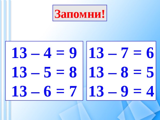 Вычитание из числа 12 1 класс презентация - 80 фото