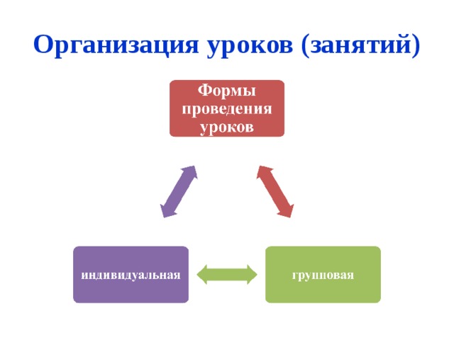 Организация уроков (занятий) 