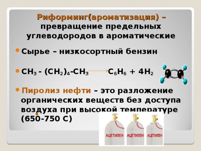 Пиролиз нефтяного сырья презентация