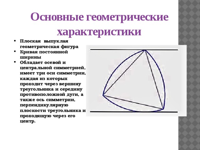 Фигуры постоянной ширины проект