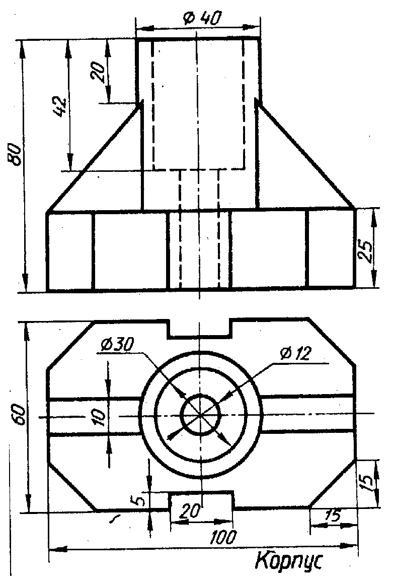 Инженерная графика чертежи