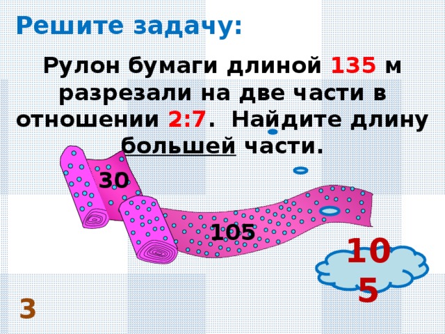 Длина полотна. Рулон бумаги длиной 135 м разрезали на две части. Как найти длину бумаги. В рулонах заданиями. Рулон бумаги длиной 135.