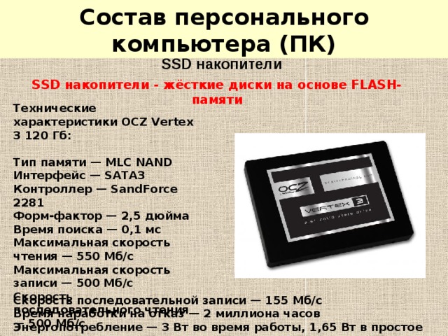 Скорость памяти ssd