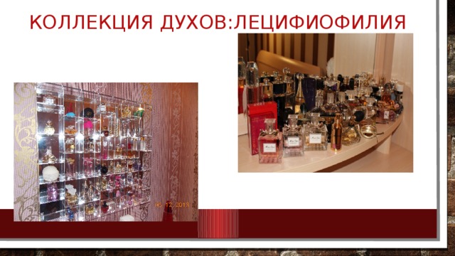 Коллекция духов:лецифиофилия 