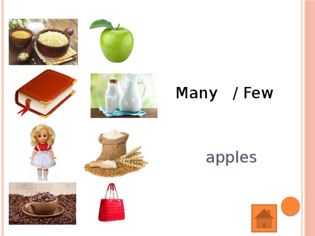 Many / Few apples 