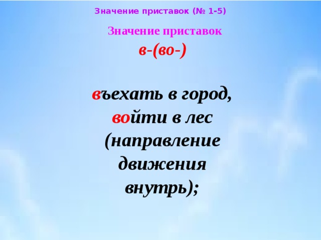 Объяснение значений приставок. На что указывает приставка от. Направленность действия изнутри приставки. Значение приставок 2 класс начальная школа. Приставки направление движения.