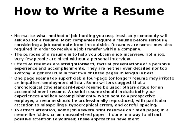 How to write a resume no matter what method of job. Смотреть фото How to write a resume no matter what method of job. Смотреть картинку How to write a resume no matter what method of job. Картинка про How to write a resume no matter what method of job. Фото How to write a resume no matter what method of job