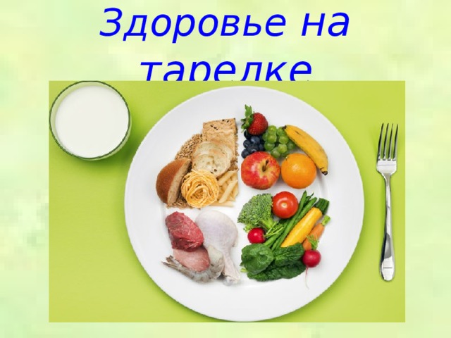 Здоровье на тарелке картинки