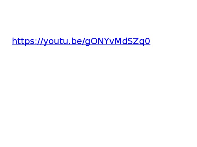 https://youtu.be/gONYvMdSZq0 