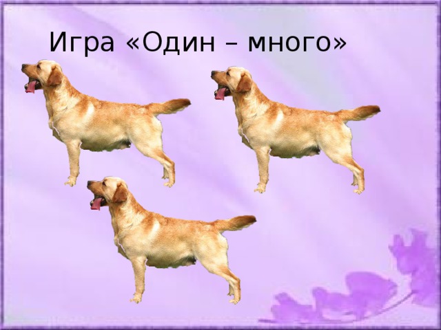 Игра один много