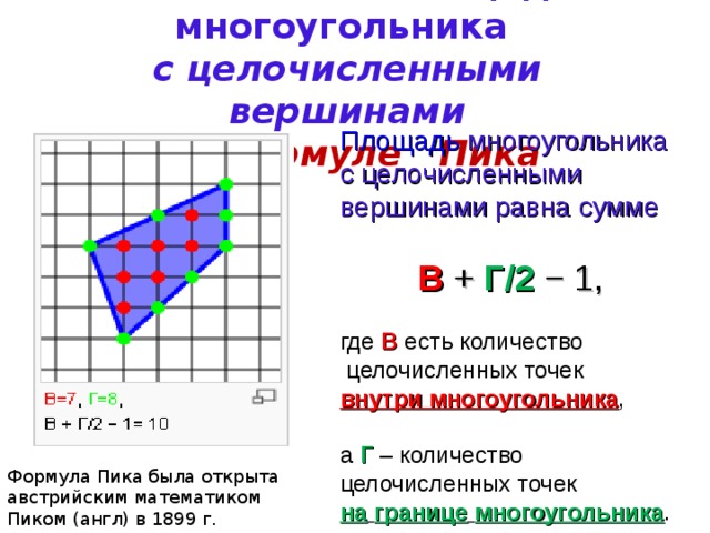 Формула пика проект