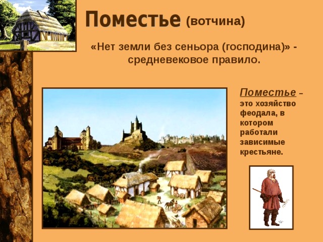 Презентация по истории 6 класс Средневековая деревня