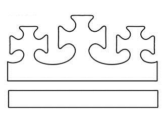 Корона вырезать из бумаги шаблон фото