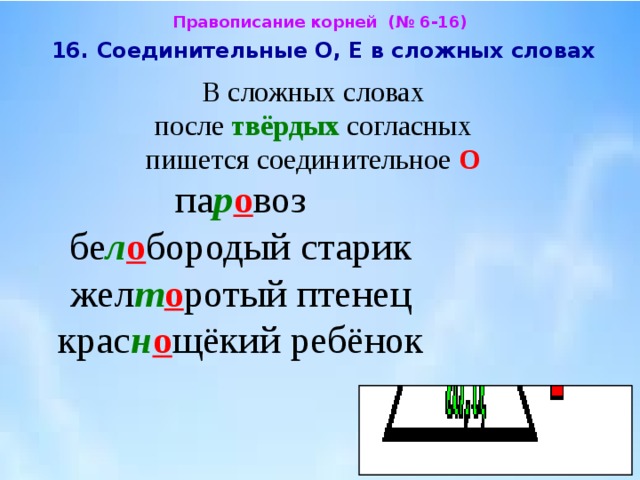 Слова с корнем воз. Правописание о и е в сложных словах. Соединительные согласные в сложных словах. В сложных словах после твердых согласных. В сложных словах после твердых согласных пишется соединительная о.