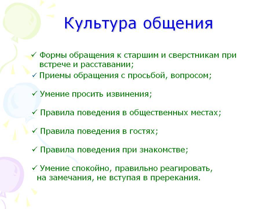 Культура школьника проект