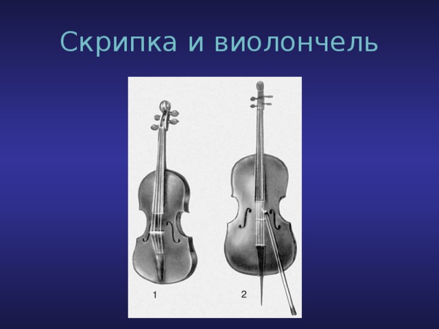 Скрипка и виолончель 