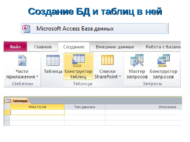 Шаблоны для презентаций база данных