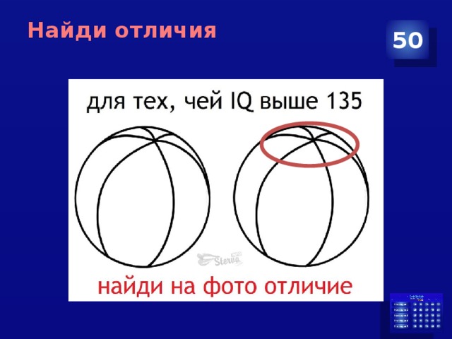 Для тех у кого iq выше 135 найди на фото отличие два мяча ответ