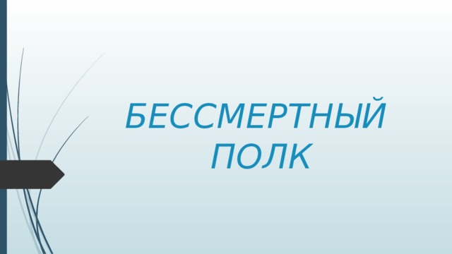 БЕССМЕРТНЫЙ  ПОЛК 