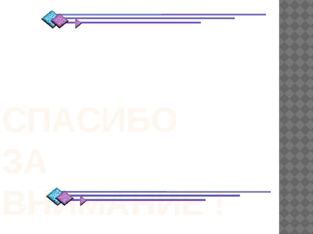 Спасибо  за  внимание ! 
