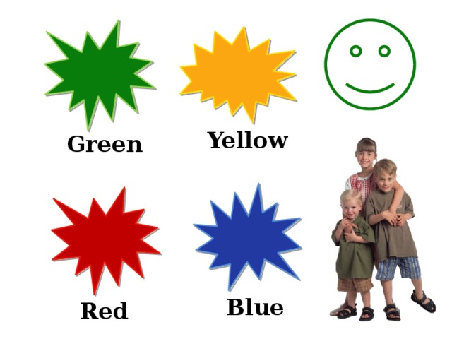 Yellow Green Blue Red 
