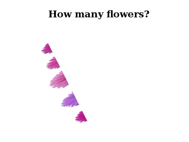 Ноw many flowers? 