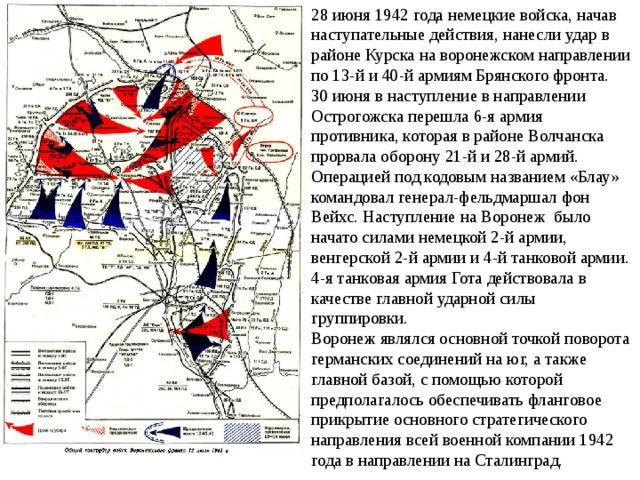 План блау. Наступление на Воронеж 1942. Карта наступления немцев на Воронеж. Операция Блау 1942 кратко. План наступления на Воронеж.