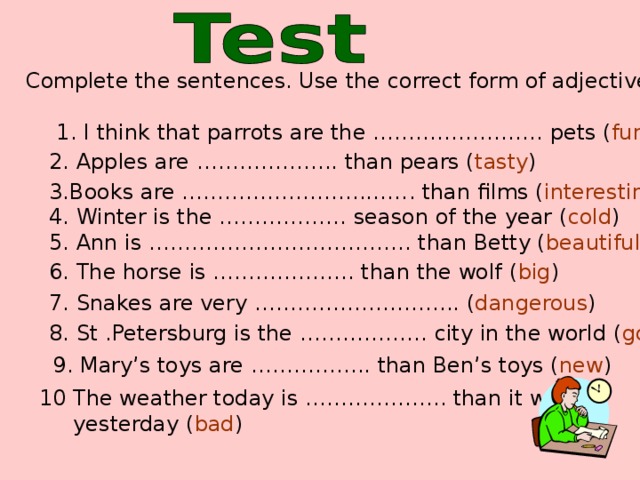 Complete test. Степени сравнения прилагательных в английском языке Worksheets. Сравнительная степень прилагательных Worksheets. Сравнительная степень прилагательных в английском языке Worksheets. Степени сравнения прилагательных Worksheets.