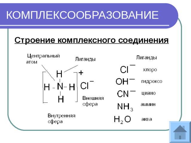 Образование соединений