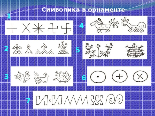 Нарисовать орнамент 6 класс