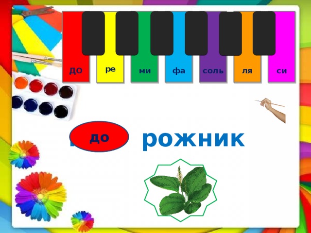            ля ми соль ДО си фа        ре    по рожник до 