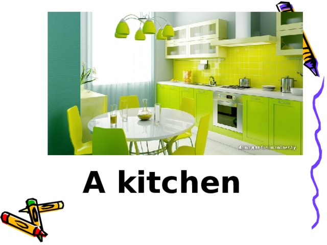 A kitchen 