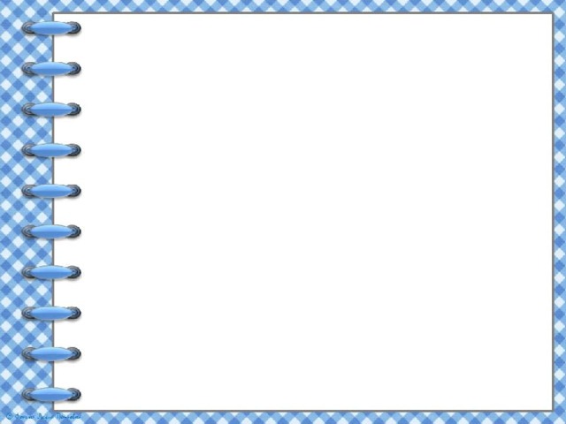 Шаблон для презентации тетрадь