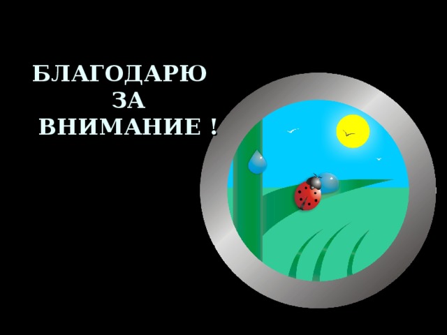  БЛАГОДАРЮ ЗА ВНИМАНИЕ ! 