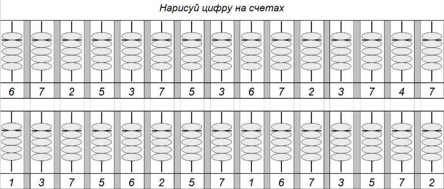 Абакус ментальная карта распечатать