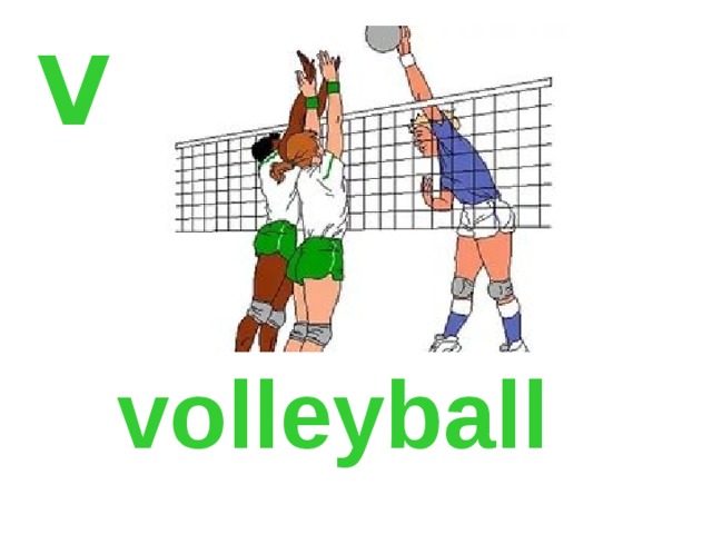 V volleyball
